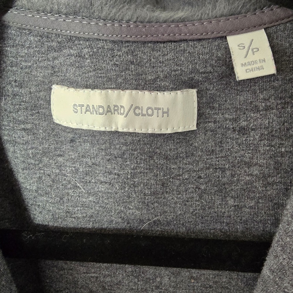 Urban Outfitters Standard Cloth Plush Fleece Long Sleeve Mens Small Zip Pullover - Picture 2 of 15